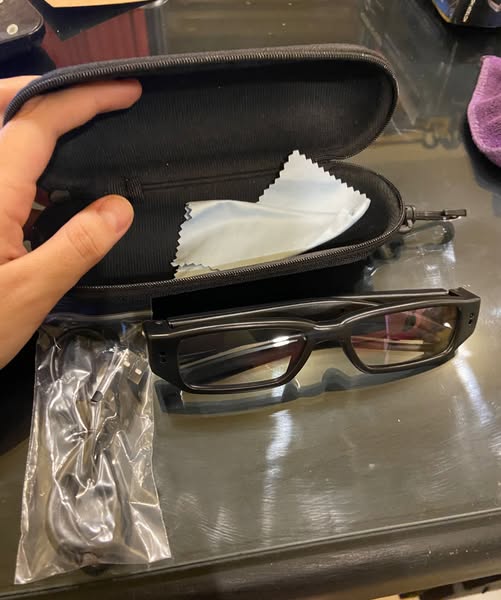 Lentes con Cámara Oculta 1080p (Video + Audio