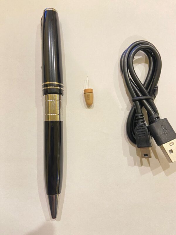 Bolígrafo Bluetooth con Micrófono + Pinganillo (Nano Auricular)